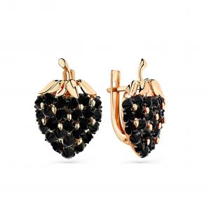 Золотые серьги Мастер Бриллиант с шпинелью 01M02-3-480-7400-012 фото