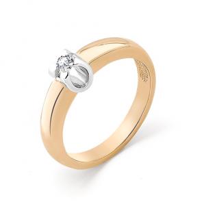 Золотое кольцо Мастер Бриллиант с бриллиантом 01M1-104-542 фото