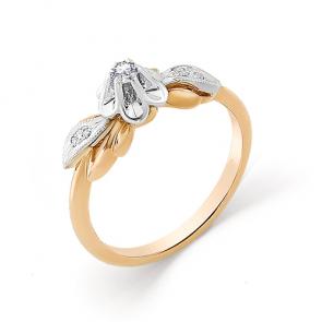 Золотое кольцо Мастер Бриллиант с бриллиантом 01M1-104-791 фото