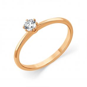 Золотое кольцо Мастер Бриллиант с бриллиантом 01M1-104367-00-00 фото