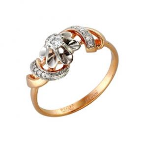 Золотое кольцо Мастер Бриллиант с бриллиантом 01M1-105-285 фото