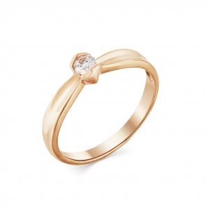 Золотое кольцо Мастер Бриллиант с бриллиантом 01M1-105-370 фото