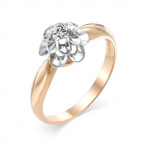 Золотое кольцо Мастер Бриллиант с бриллиантом 01M1-105-69/1 фото