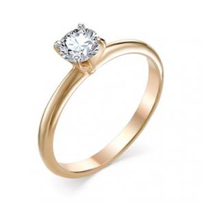 Золотое кольцо Мастер Бриллиант с бриллиантом 01M1-105-862/1 фото