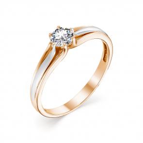 Золотое кольцо Мастер Бриллиант с бриллиантом 01M1-105-919 фото