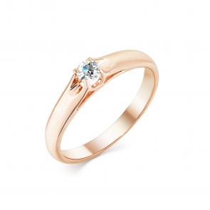 Золотое кольцо Мастер Бриллиант с бриллиантом 01M1-105392-00-00 фото