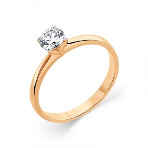 Золотое кольцо Мастер Бриллиант с бриллиантом 01M1-105862-01-00 фото