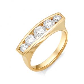 Золотое кольцо Мастер Бриллиант с бриллиантом 01M1-106-160 фото