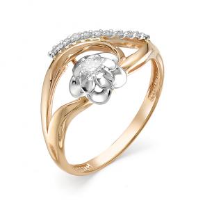 Золотое кольцо Мастер Бриллиант с бриллиантом 01M1-106-189 фото