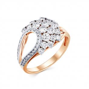 Золотое кольцо Мастер Бриллиант с бриллиантом 01M1-106-377/1 фото