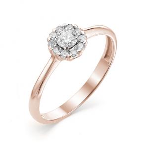 Золотое кольцо Мастер Бриллиант с бриллиантом 01M1-106-490 фото