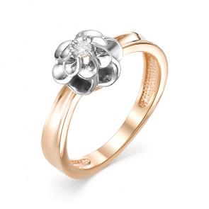 Золотое кольцо Мастер Бриллиант с бриллиантом 01M1-106-566 фото