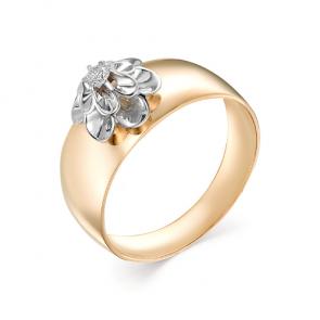 Золотое кольцо Мастер Бриллиант с бриллиантом 01M1-106-686 фото