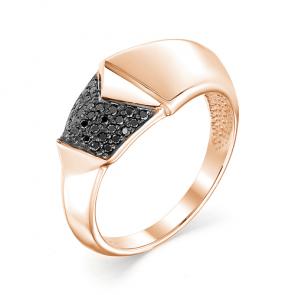 Золотое кольцо Мастер Бриллиант с чёрным бриллиантом 01M1-106-780 фото