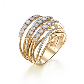 Золотое кольцо Мастер Бриллиант с бриллиантом 01M1-106-912 фото