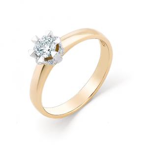 Золотое кольцо Мастер Бриллиант с бриллиантом 01M1-106-994 фото