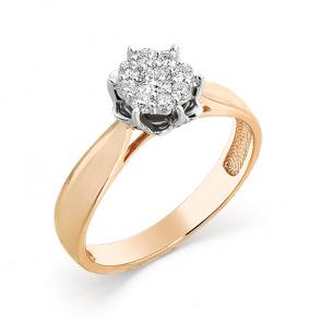 Золотое кольцо Мастер Бриллиант с бриллиантом 01M1-107-039 фото