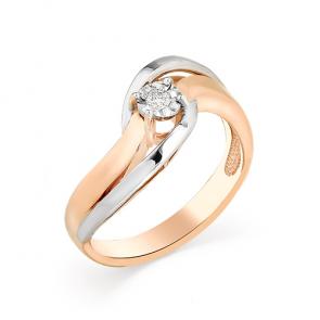 Золотое кольцо Мастер Бриллиант с бриллиантом 01M1-107-113 фото