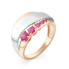 Золотое кольцо Мастер Бриллиант с рубином 01M1-107-290-03 фото