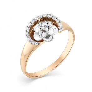 Золотое кольцо Мастер Бриллиант с бриллиантом 01M1-107-294 фото