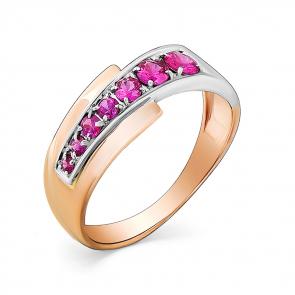 Золотое кольцо Мастер Бриллиант с рубином 01M1-107-332-03 фото