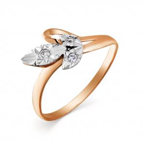 Золотое кольцо Мастер Бриллиант с бриллиантом 01M1-107-545/1 фото