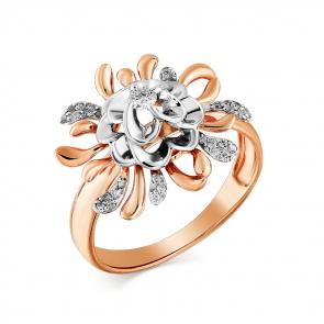 Золотое кольцо Мастер Бриллиант с бриллиантом 01M1-107-694 фото