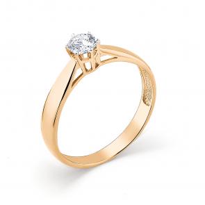 Золотое кольцо Мастер Бриллиант с бриллиантом 01M1-107007-00-00 фото