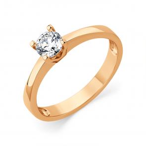 Золотое кольцо Мастер Бриллиант с бриллиантом 01M1-107281-00-00 фото