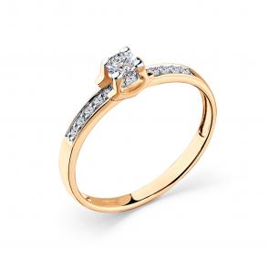 Золотое кольцо Мастер Бриллиант с бриллиантом 01M1-107712-00-00 фото