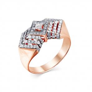 Золотое кольцо Мастер Бриллиант с бриллиантом 01M1-107877-00-00 фото