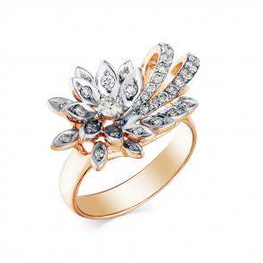 Золотое кольцо Мастер Бриллиант с бриллиантом 01M1-107896-00-00 фото