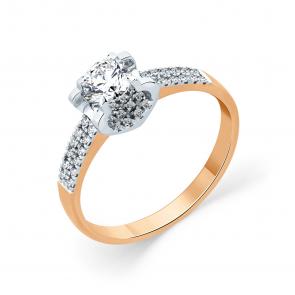 Золотое кольцо Мастер Бриллиант с бриллиантом 01M1-107989-70-00 фото