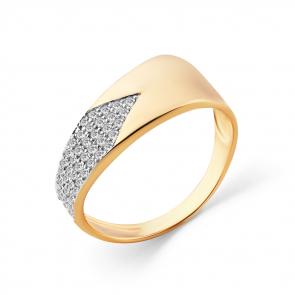 Золотое кольцо Мастер Бриллиант с бриллиантом 01M1-108119-00-00 фото