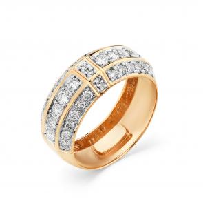 Золотое кольцо Мастер Бриллиант с бриллиантом 01M1-108278-00-00 фото