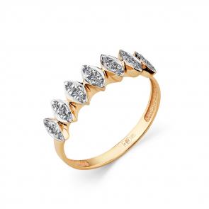 Золотое кольцо Мастер Бриллиант с бриллиантом 01M1-108331-00-00 фото