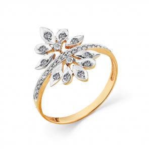 Золотое кольцо Мастер Бриллиант с бриллиантом 01M1-108345-00-00 фото