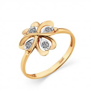 Золотое кольцо Мастер Бриллиант с бриллиантом 01M1-108363-00-00 фото