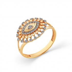 Золотое кольцо Мастер Бриллиант с бриллиантом 01M1-108379-00-00 фото