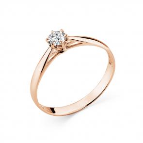 Золотое кольцо Мастер Бриллиант с бриллиантом 01M1-108406-00-00 фото