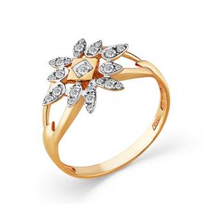 Золотое кольцо Мастер Бриллиант с бриллиантом 01M1-108477-00-00 фото