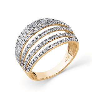 Золотое кольцо Мастер Бриллиант с бриллиантом 01M1-108497-00-00 фото