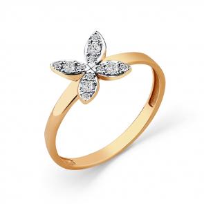 Золотое кольцо Мастер Бриллиант с бриллиантом 01M1-108537-00-00 фото