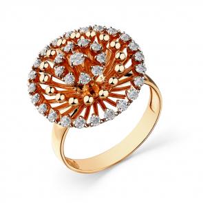 Золотое кольцо Мастер Бриллиант с бриллиантом 01M1-108616-00-00 фото