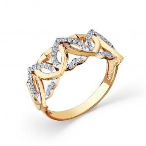 Золотое кольцо Мастер Бриллиант с бриллиантом 01M1-108655-00-00 фото