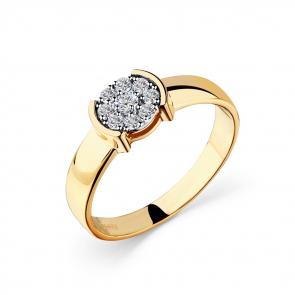 Золотое кольцо Мастер Бриллиант с бриллиантом 01M1-108680-00-00 фото