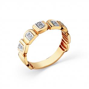 Золотое кольцо Мастер Бриллиант с бриллиантом 01M1-108728-00-00 фото