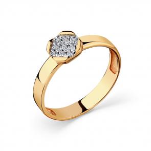 Золотое кольцо Мастер Бриллиант с бриллиантом 01M1-108733-00-00 фото