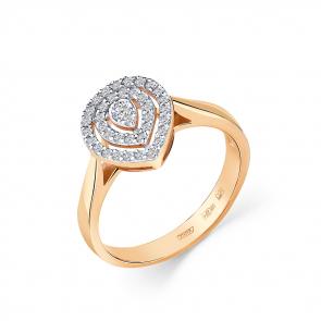 Золотое кольцо Мастер Бриллиант с бриллиантом 01M1-108902-00-00 фото