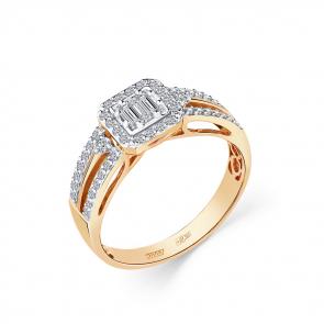 Золотое кольцо Мастер Бриллиант с бриллиантом 01M1-108906-00-00 фото